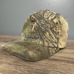 Vintage Realtree Hardwoods Camouflage Baseball Cap Snap Back USA 1990's